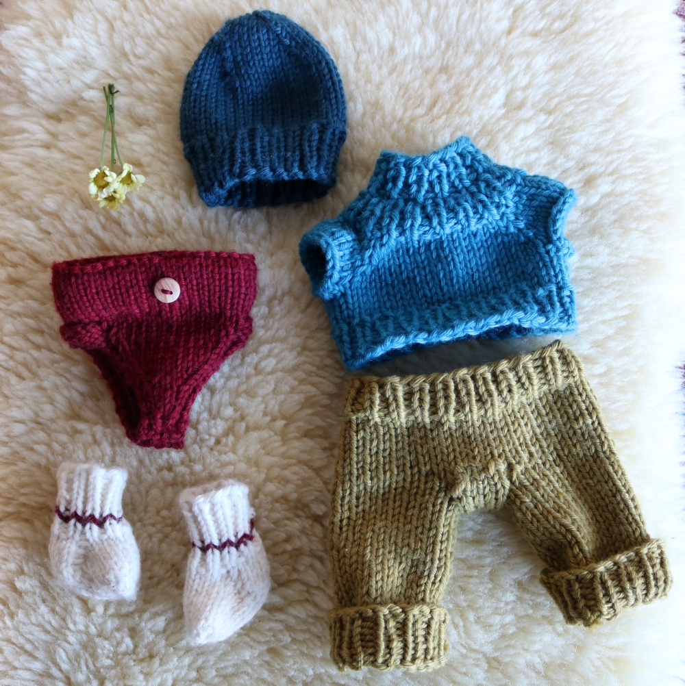 colourful doll clothes